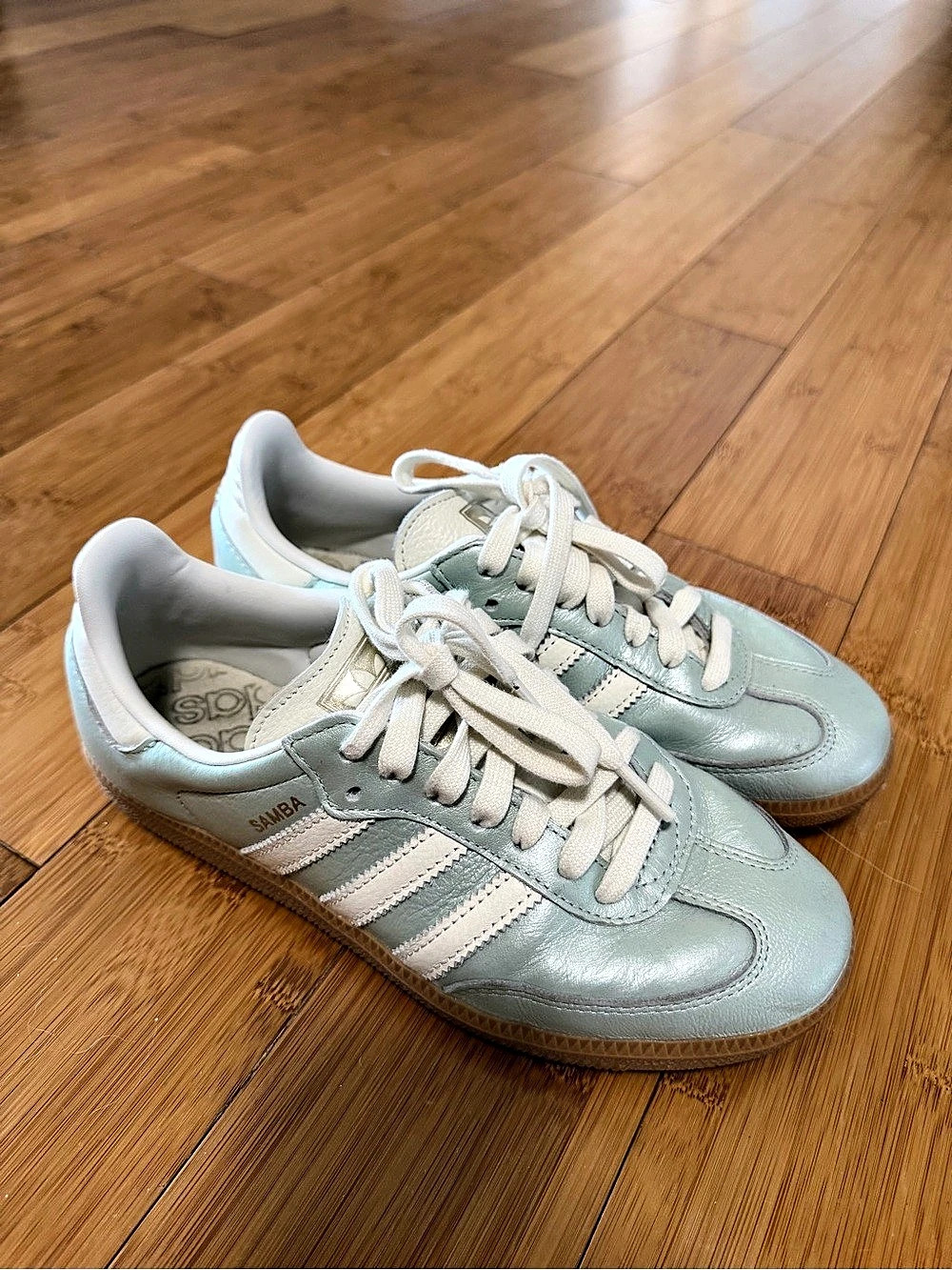 adidas Samba Sneakers Metallic Mint US 6